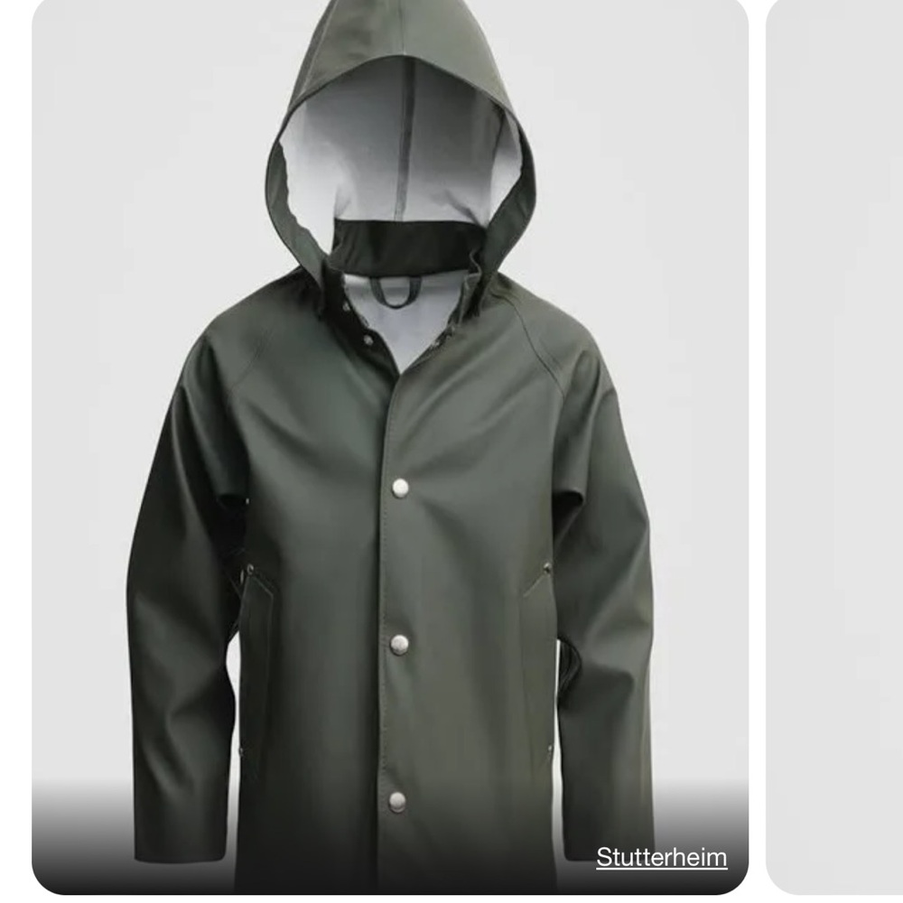 Stutterhein Dark Olive raincoat